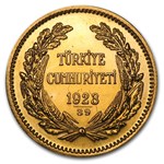Turkey Gold 250 Atatürk Kurush (Random) AU
