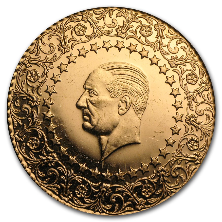 Turkey Gold 500 Atatürk Kurush Monnaie de Luxe (Random) BU