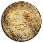 Turkey Silver 20 Kurush Avg Circ