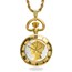 U.S. Mercury Dime Gold-Tone Watch Pendant
