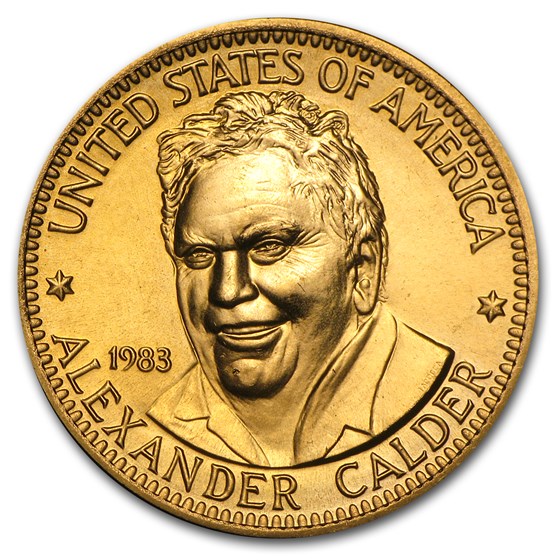 U.S. Mint 1/2 oz Gold Commemorative Arts Medal Alexander Calder U.S. Mint 1/2 oz Gold Commemorative Arts Medal Alexander Calder