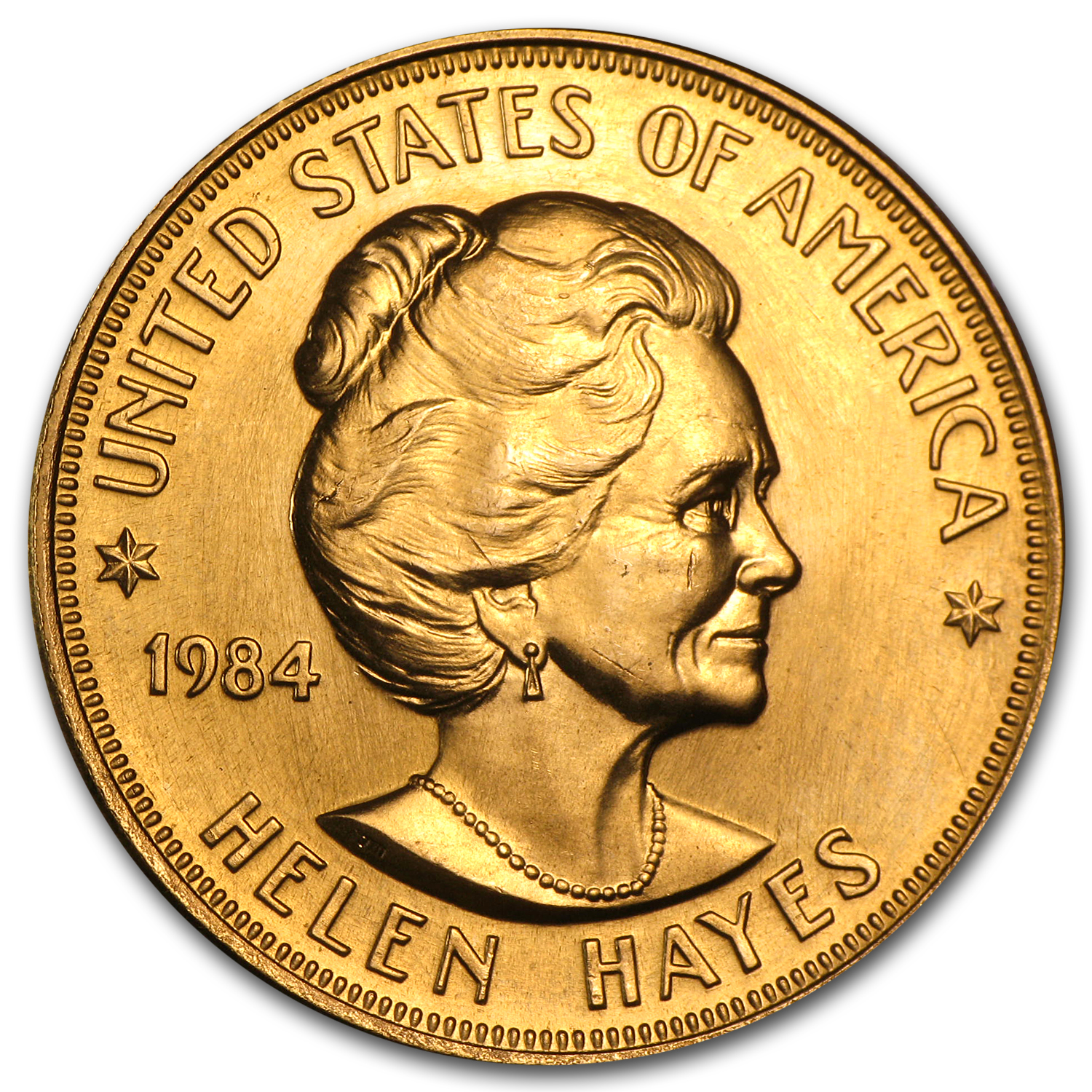 Buy U.S. Mint 1 oz Gold Commemorative Arts Medal Helen Hayes | APMEX
