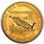 U.S. Mint 1 oz Gold Commemorative Arts Medal Louis Armstrong