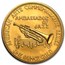 U.S. Mint 1 oz Gold Commemorative Arts Medal Louis Armstrong