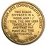 U.S. Mint 1 oz Gold Commemorative Arts Medal Robert Frost