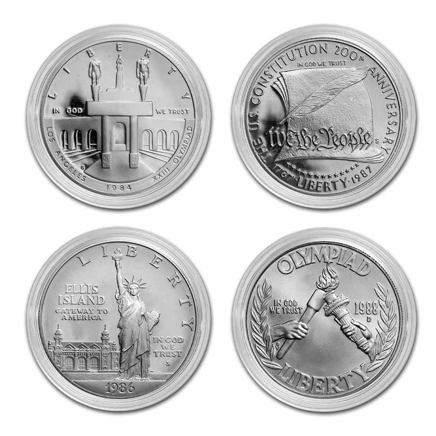 $1 Silver Commemorative Random Year Proof or Uncirculated U.S 