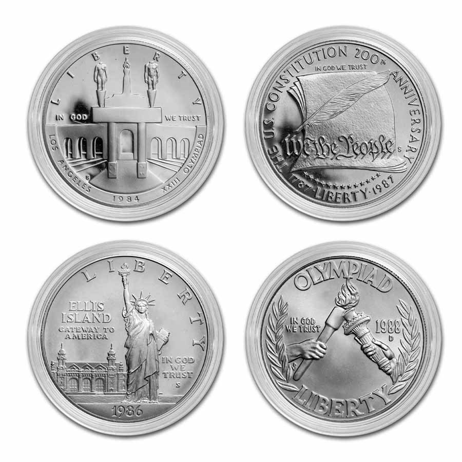 U.S. Mint $1 Silver Commem BU/Proof (ASW .7734 oz, Capsule Only)