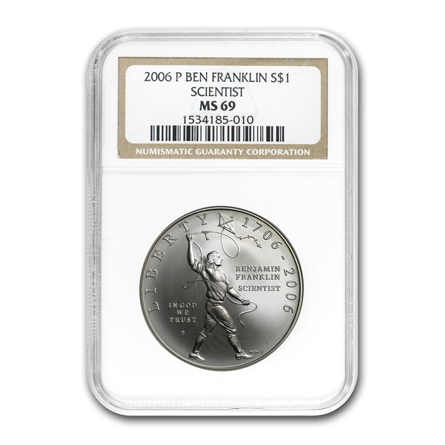 U.S. Mint $1 Silver Commem MS/PF-69 NGC