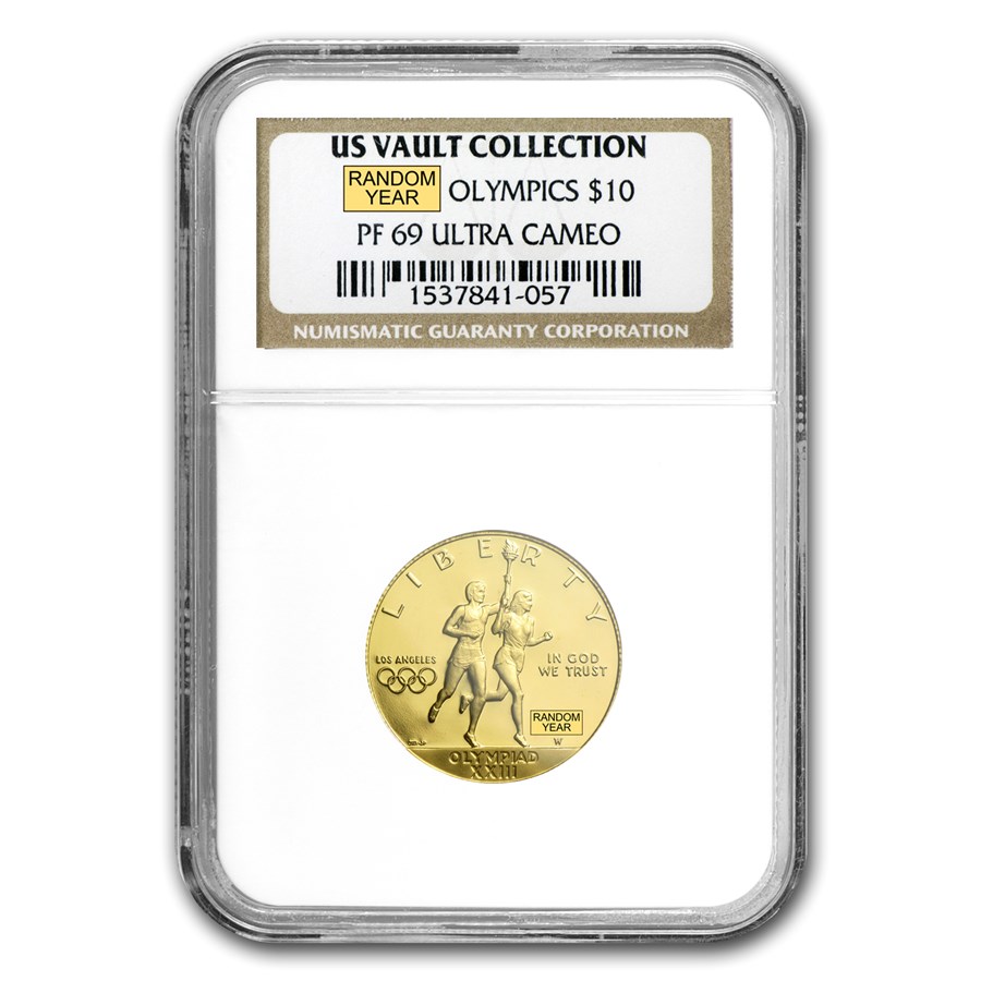 U.S. Mint Gold $10 Commem MS & PF-69 NGC/PCGS