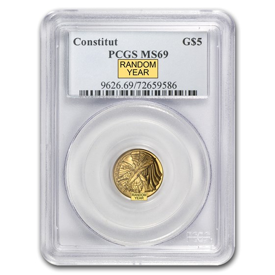 U.S. Mint Gold $5 Commem MS & PF-69 PCGS & NGC (Random) U.S. Mint Gold $5 Commem MS & PF-69 PCGS & NGC (Random)
