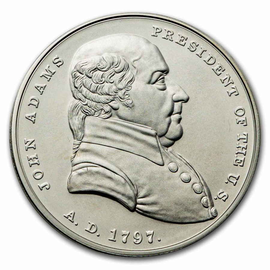 U.S. Mint Silver John Adams Presidential Medal