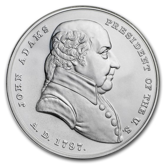 U.S. Mint Silver John Adams Presidential Medal U.S. Mint Silver John Adams Presidential Medal