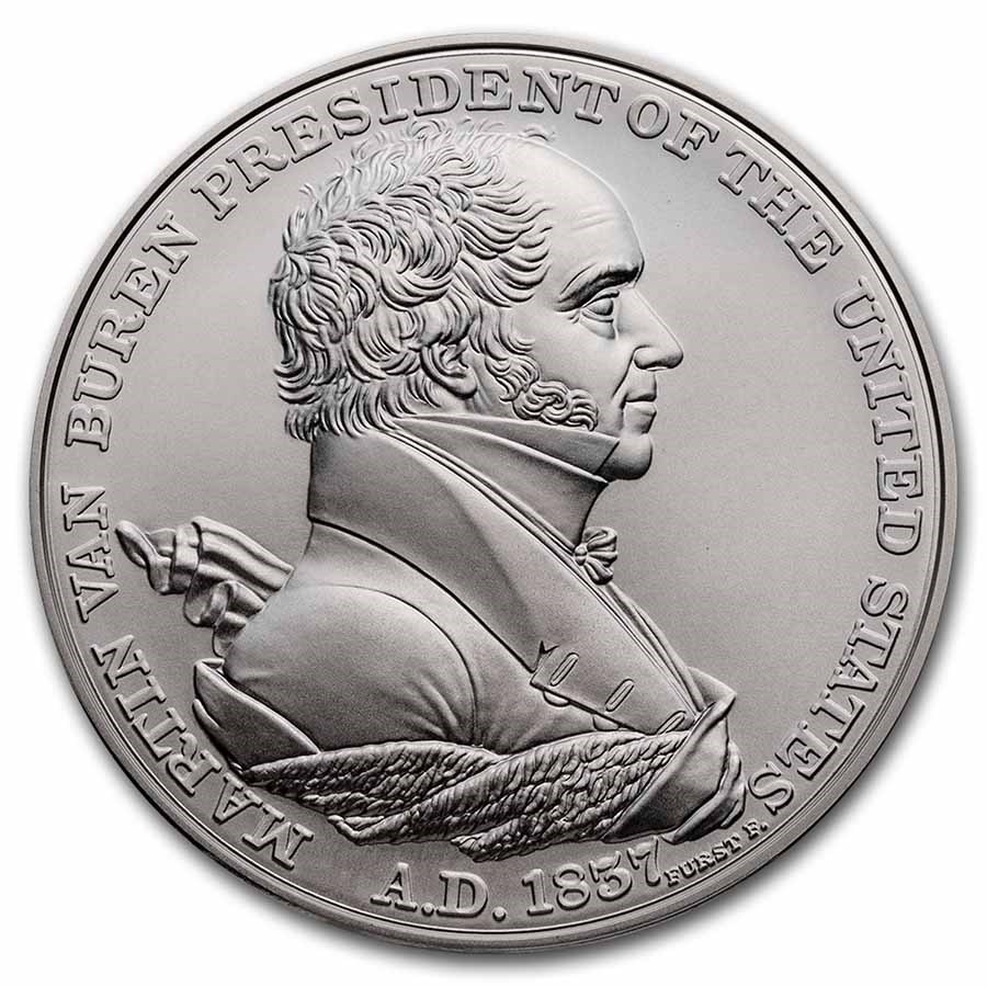 U.S. Mint Silver Martin Van Buren Presidential Medal