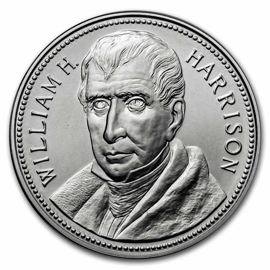 Buy U.S. Mint Silver William Henry Harrison Presidential Medal | APMEX