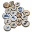 (Undated) Kingdom of Siam Porcelain Gambling Token