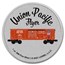 Union Pacific Flyer Colorized 1 oz Silver Rounds w/TEP
