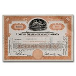 United States Lines Company Stock Certificate