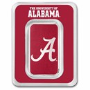University of Alabama 1 oz Silver Colorized Bar (in TEP)