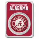 University of Alabama 1 oz Silver Colorized Round (in TEP)