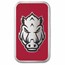University of Arkansas 1 oz Silver Colorized Bar (in TEP)