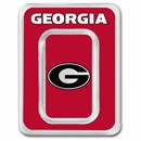 University of Georgia 1 oz Silver Colorized Bar (in TEP)