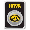 University of Iowa 1 oz Silver Colorized Round (in TEP)
