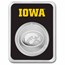 University of Iowa 1 oz Silver Round (in TEP)