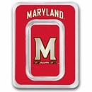 University of Maryland 1 oz Silver Colorized Bar (in TEP)