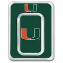 University of Miami 1 oz Silver Colorized Bar (in TEP)