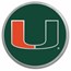 University of Miami 1 oz Silver Colorized Round (in TEP)