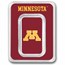 University of Minnesota 1 oz Silver Colorized Bar (in TEP)