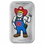 University of Nebraska 1 oz Silver Colorized Bar (in TEP)