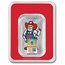 University of Nebraska 1 oz Silver Colorized Bar (in TEP)