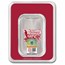 University of Oklahoma 1 oz Silver Colorized Bar (in TEP)
