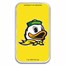 University of Oregon 1 oz Silver Colorized Bar (in TEP)