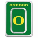 University of Oregon 1 oz Silver Colorized Bar (in TEP)
