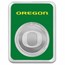 University of Oregon 1 oz Silver Round (in TEP)