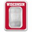 University of Wisconsin 1 oz Silver Bar (in TEP)