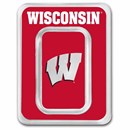 University of Wisconsin 1 oz Silver Colorized Bar (in TEP)