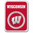University of Wisconsin 1 oz Silver Colorized Round (in TEP)