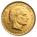 Uruguay Gold 5 Pesos AU-BU