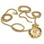 US Mercury Dime Watch Gold-Tone Pendant