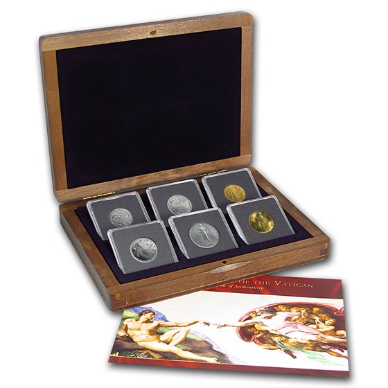 Vatican City Bible Collection 6-Coin Set BU Vatican City Bible Collection 6-Coin Set BU