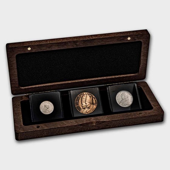 Vatican City Double Canonization 3-Coin Set BU Vatican City Double Canonization 3-Coin Set BU
