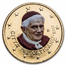 Vatican City Pope Benedict XVI 50 Cent BU (w/Red Velvet Bag)