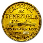 Venezuela 6 Grams Gold Caciques de Venezuela (Random)