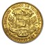 Venezuela Gold 20 Bolivares Bolivar (Abrasions, .1867 AGW)
