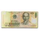 Vietnam 100,000 Dong Banknote Avg Circ