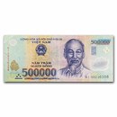 Vietnam 500,000 Dong Banknote Avg Circ