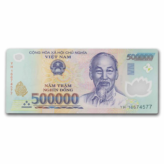 Vietnam 500,000 Dong Banknote Unc Vietnam 500,000 Dong Banknote Unc
